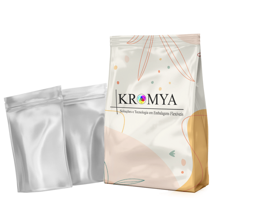 Embalagem com logo Kromya